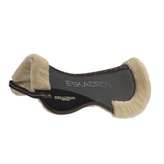 Eskadron Sattelpad FAUX FUR MESH, blackmocca (Heritage HW19/20)